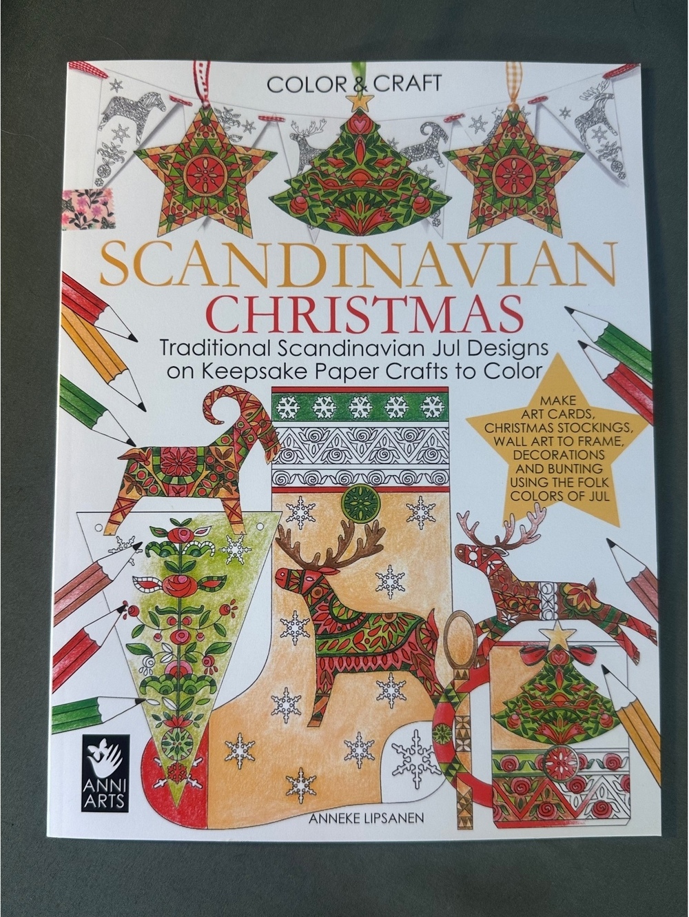 Scandinavian Christmas By Color & Craft Coloring/ Activity Book